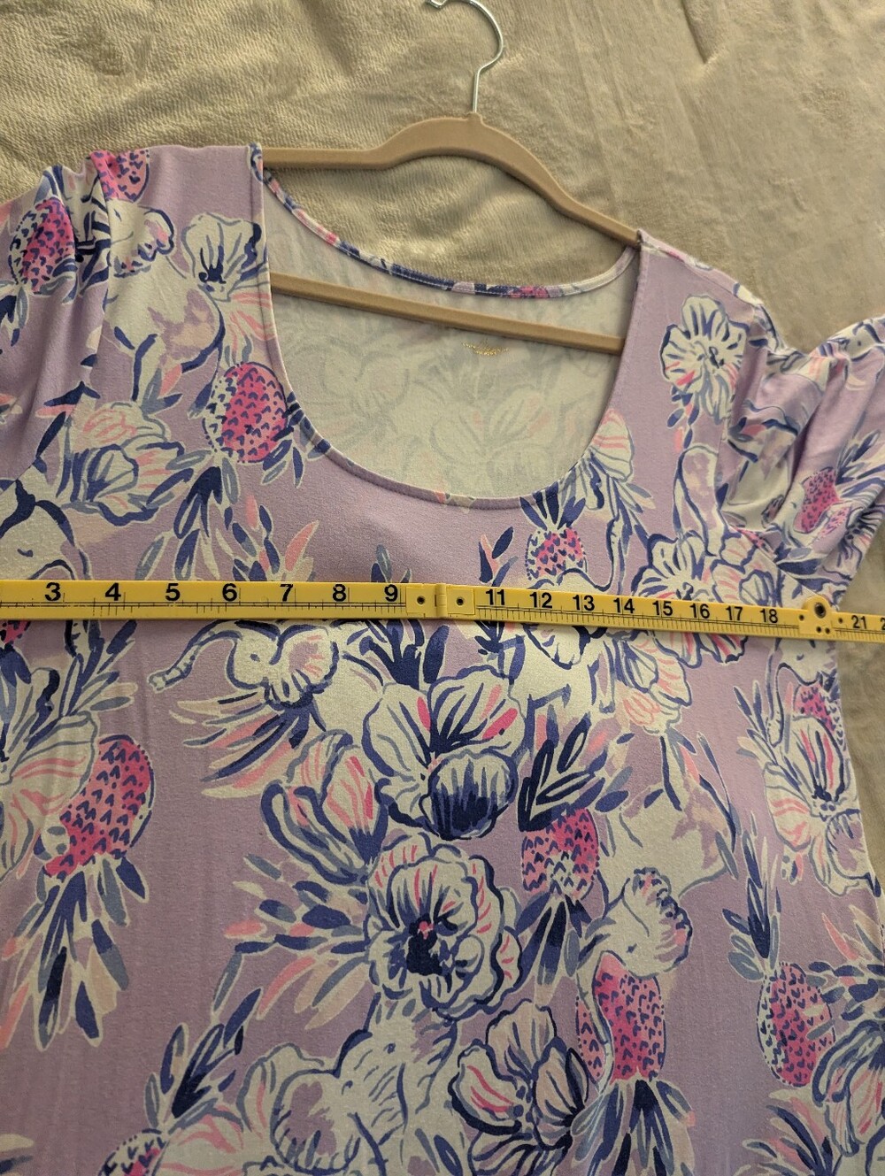 Lilly Pulitzer Lavender Floral Maxi Dress - Picture 6 of 9